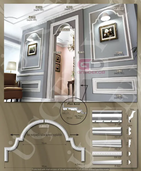 Çıtalı kapı kemer uygulaması