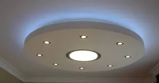 LED ışıklı asma tavan örneği