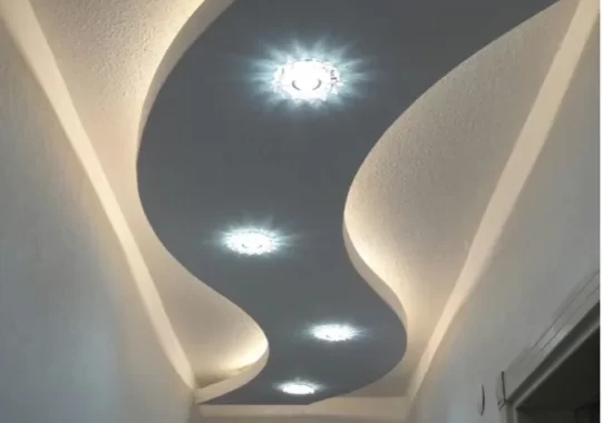 alçıpan led tavan antre model