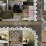 İç dekorasyon taş kemer uygulaması Bursa