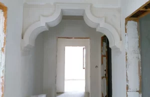 alçı taş kemer uygulama örneği dekoratif kemer