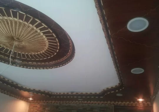 tavan dekoratif boya uygulaması