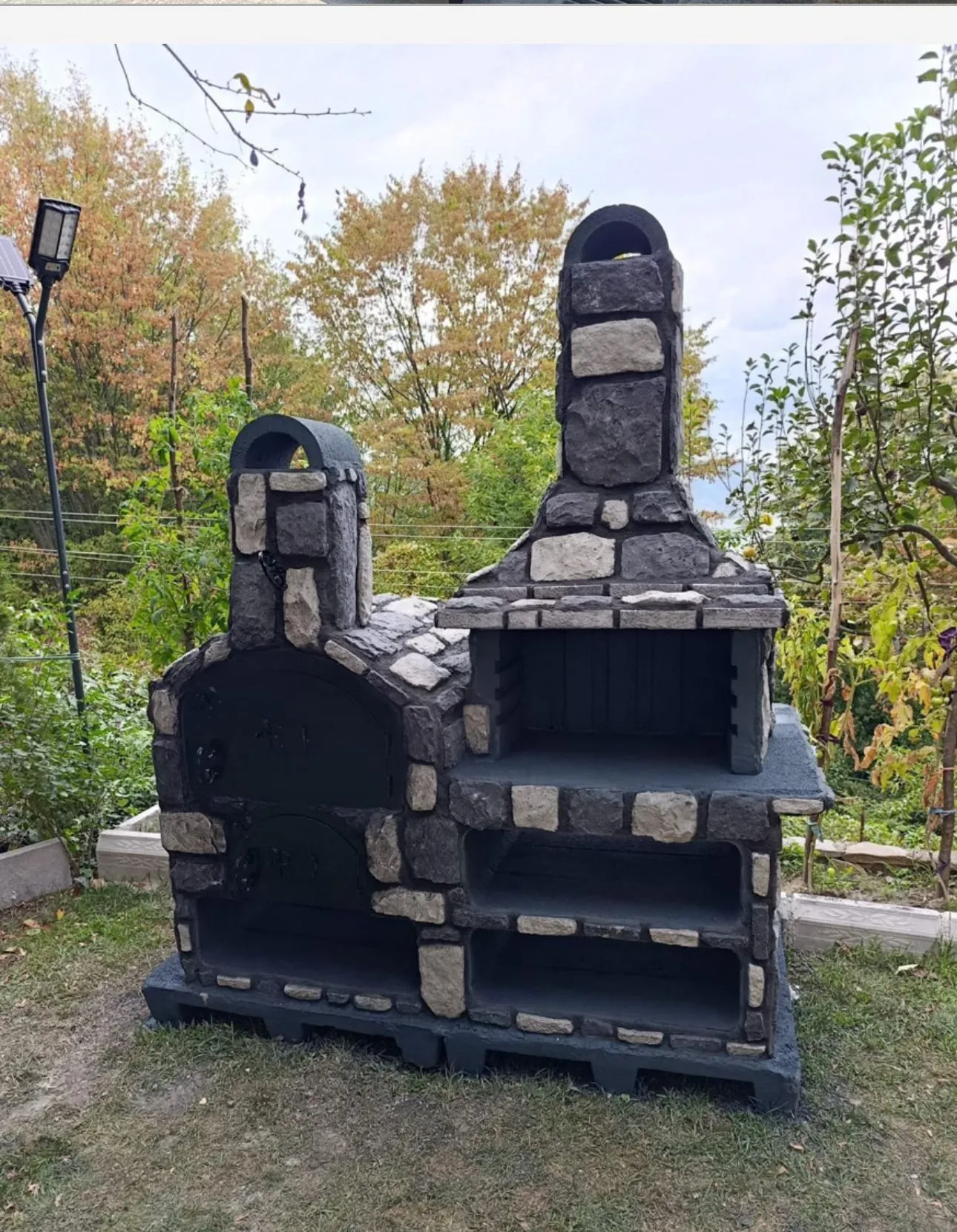 Bahçe barbekü Uygluma